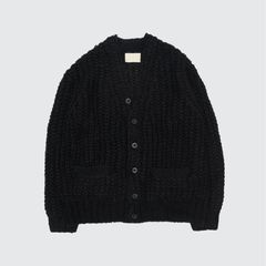 【残り一点】Mohair Silk Big Rib Cardigan