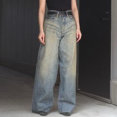 【残り一点】Faded Modern Denim Pants Wide Cut