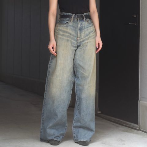 【残り一点】Faded Modern Denim Pants Wide Cut