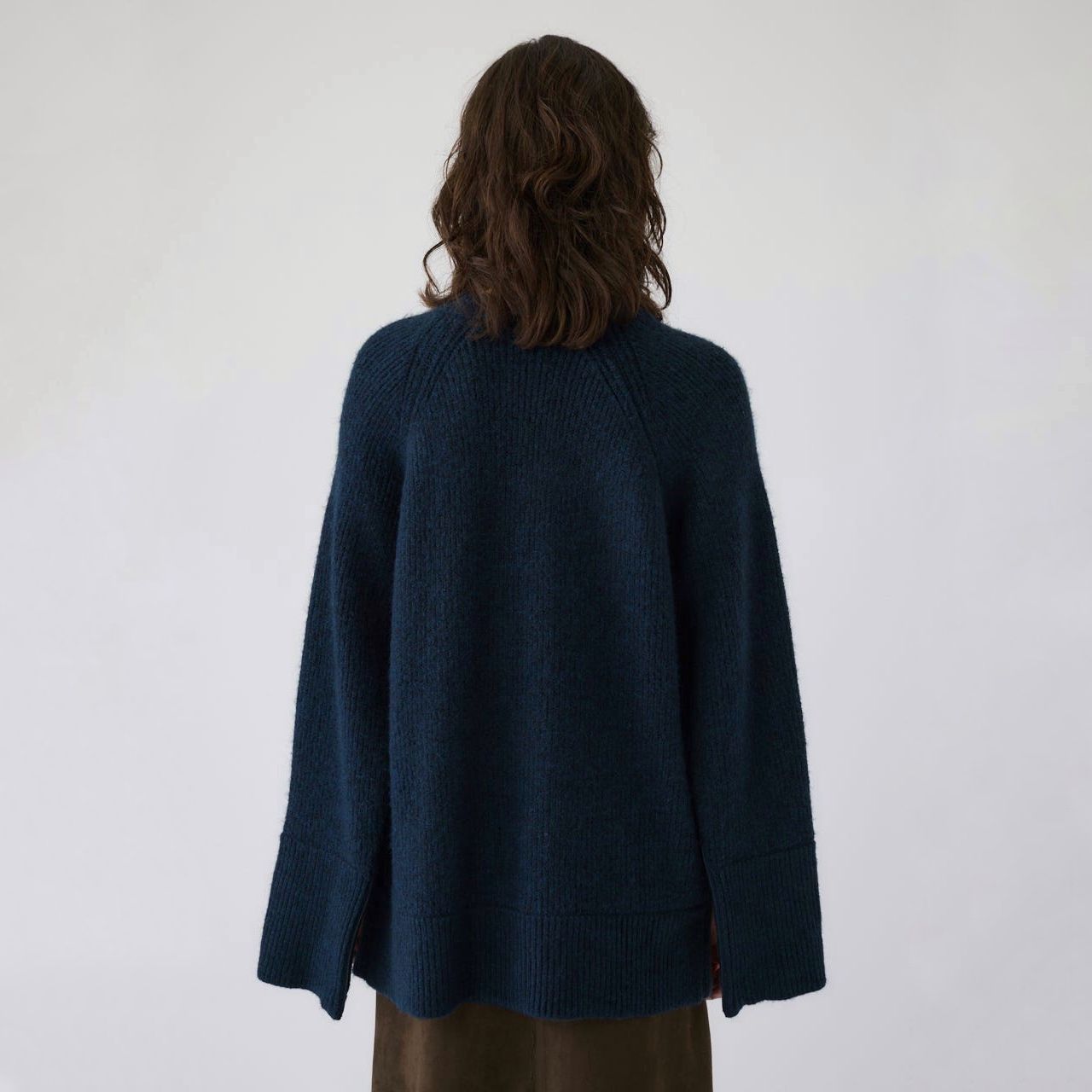 【残り一点】Poncho Like Raglan Knit C/D
