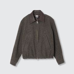 【残り一点】Herringbone Tweed Zip Blouson