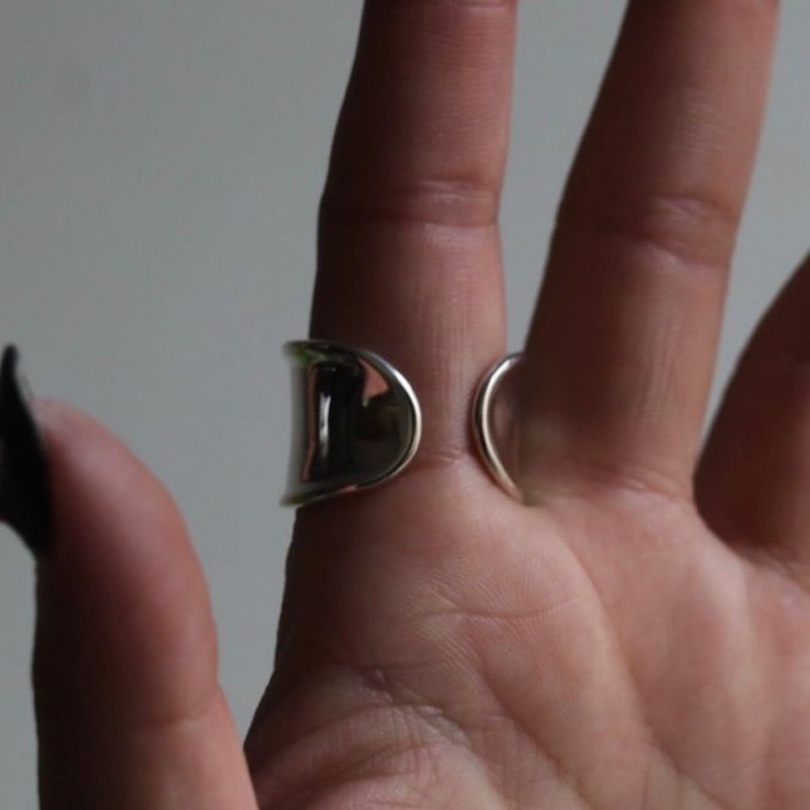 【残り一点】Chopin Right Finger Armor Ring Slit(WHITE)