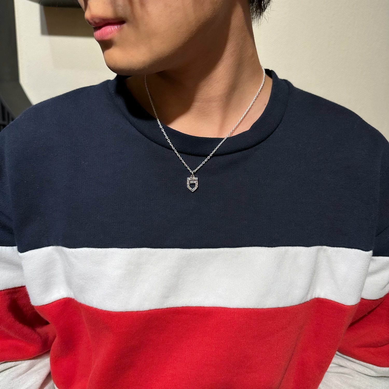 【お取り寄せ注文可能】Vine Pattern G Pendant_L(BLACK)