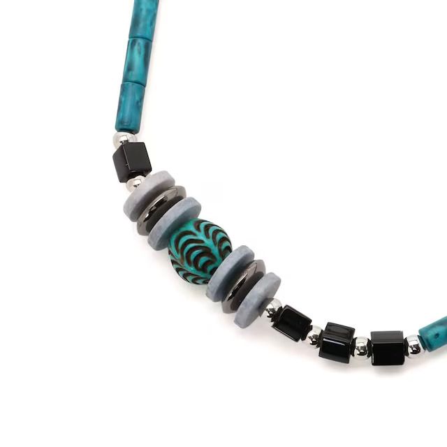 【残り一点】ビーズブレスレット_A(BLUE)