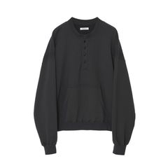 【残り一点】Henley Neck Sweat Shirt
