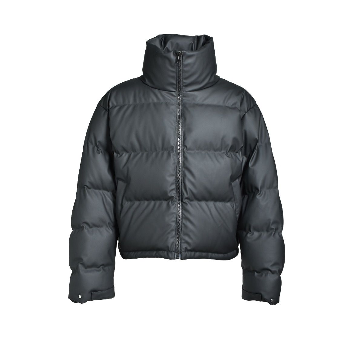 【残り一点】Faux Leather Matte Down Jacket