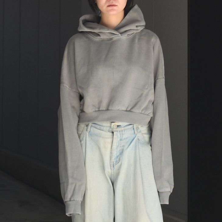 【残りわずか】Cropped Heavy Hood
