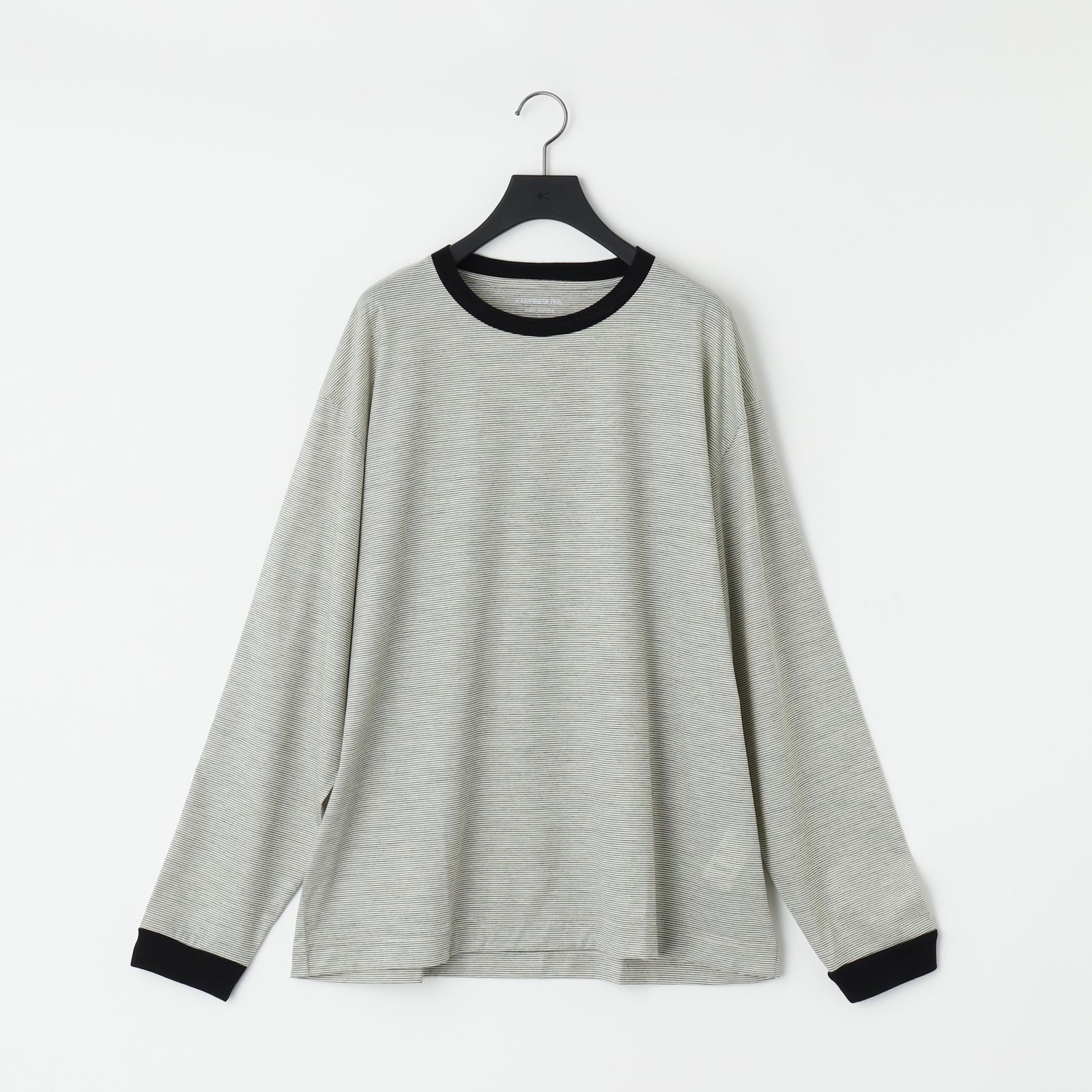 【残り一点】36G Wool Stripe L/S Tee