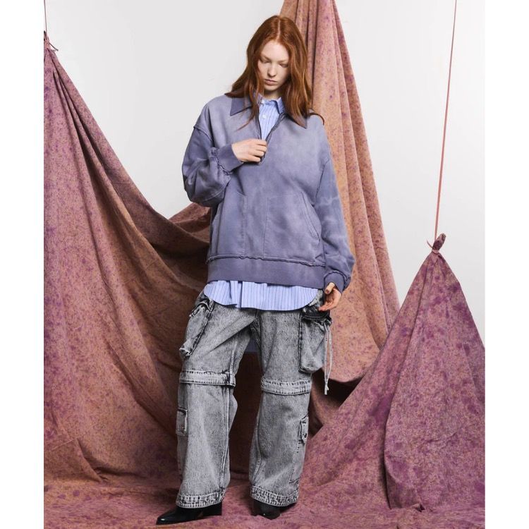 【残り一点】Big Pocket 2way Baggy Denim Cargo Pants