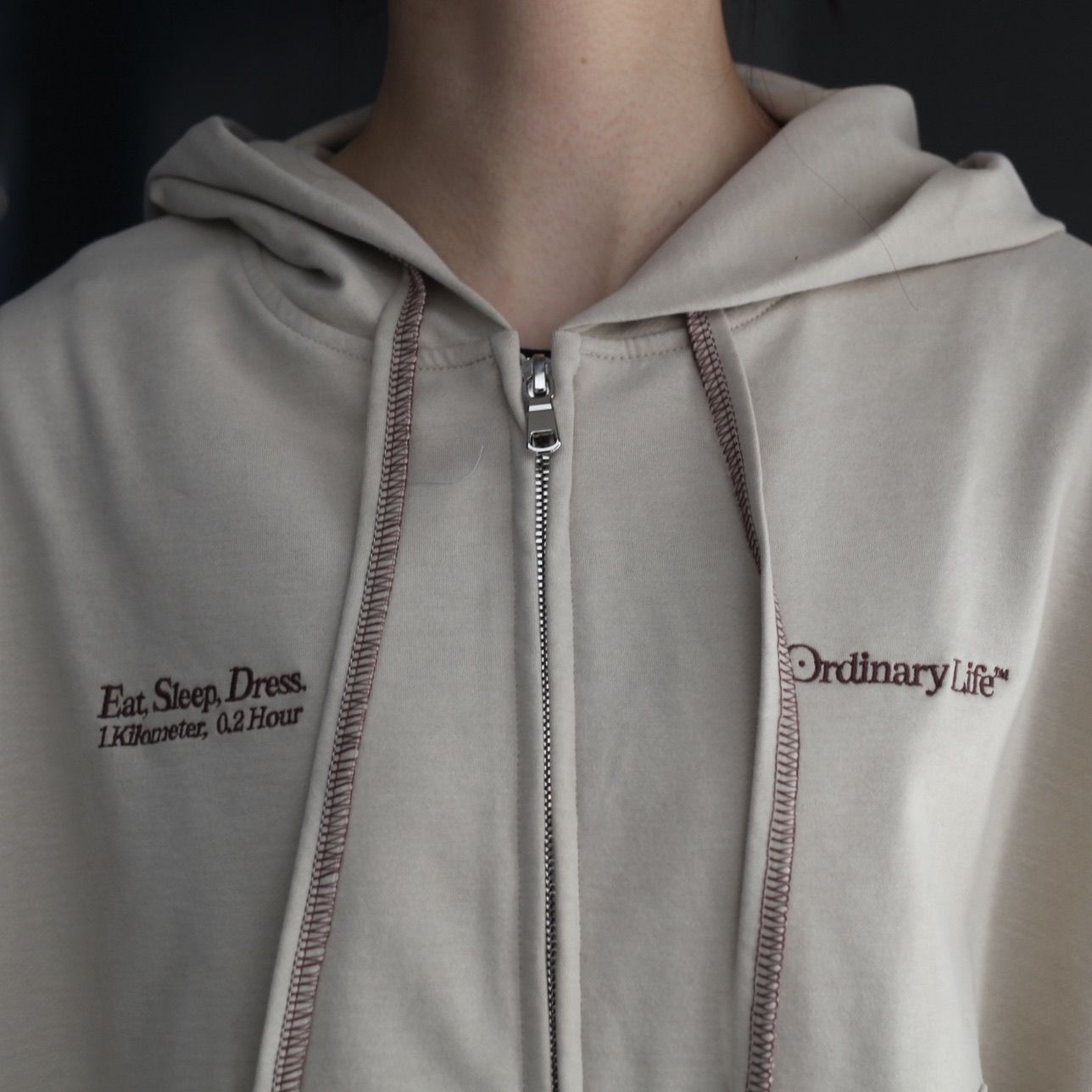 【残り一点】Ordinary Home Old Style Zip Hoodie