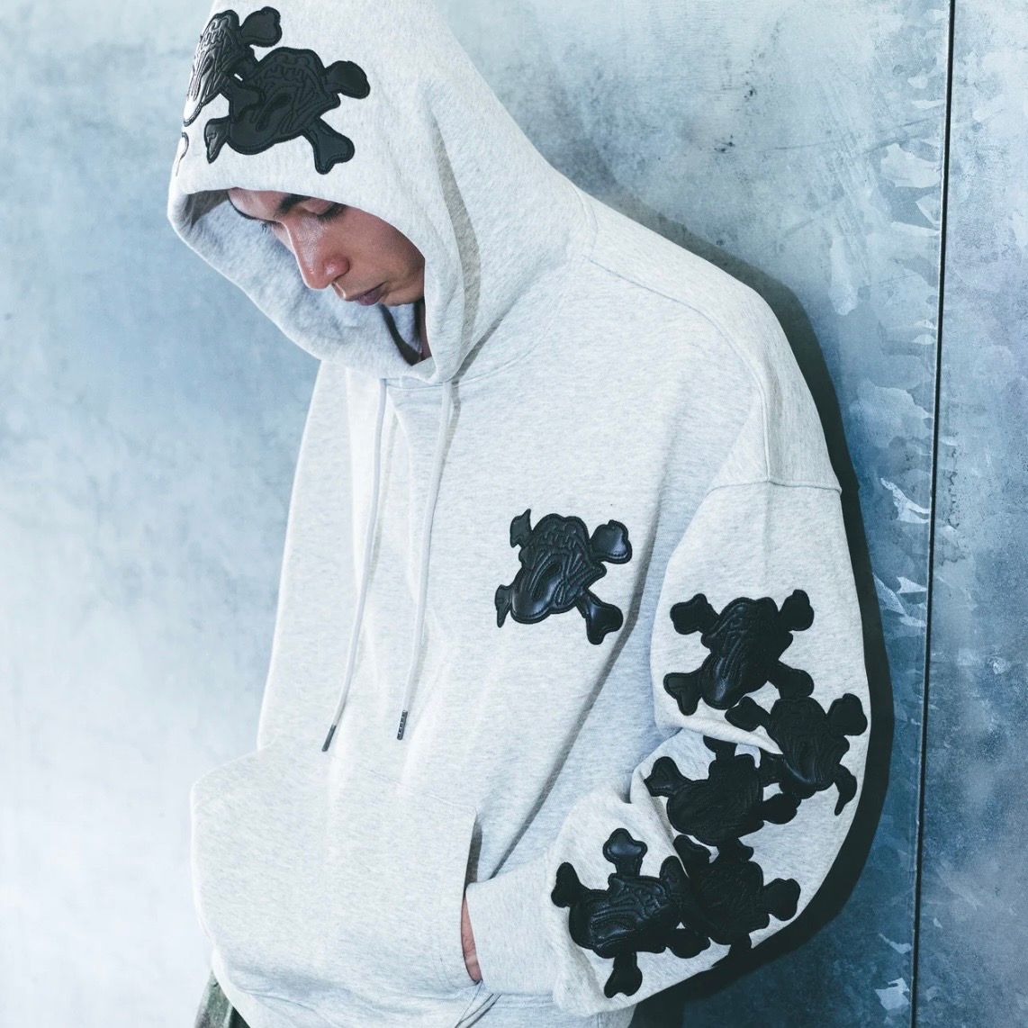 【残り一点】Grill & Tan & Bone Patch Hoodie