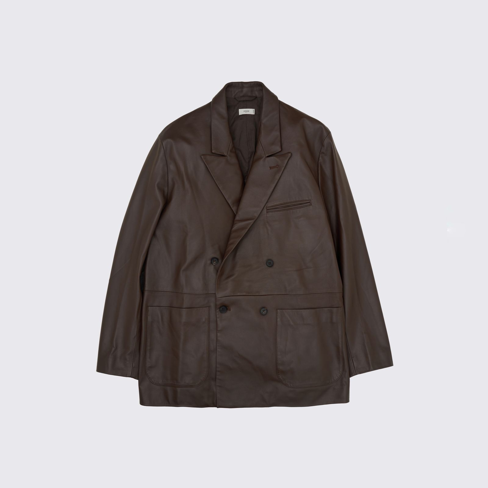 【残り一点】Sheep Leather Double Brested Blazer