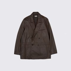 【残り一点】Sheep Leather Double Brested Blazer