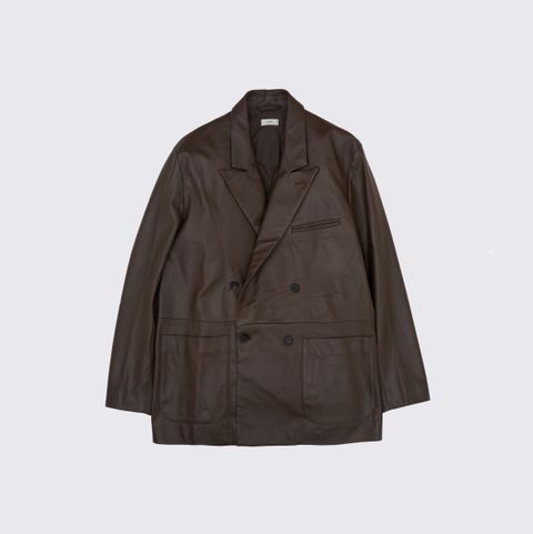 【残り一点】Sheep Leather Double Brested Blazer