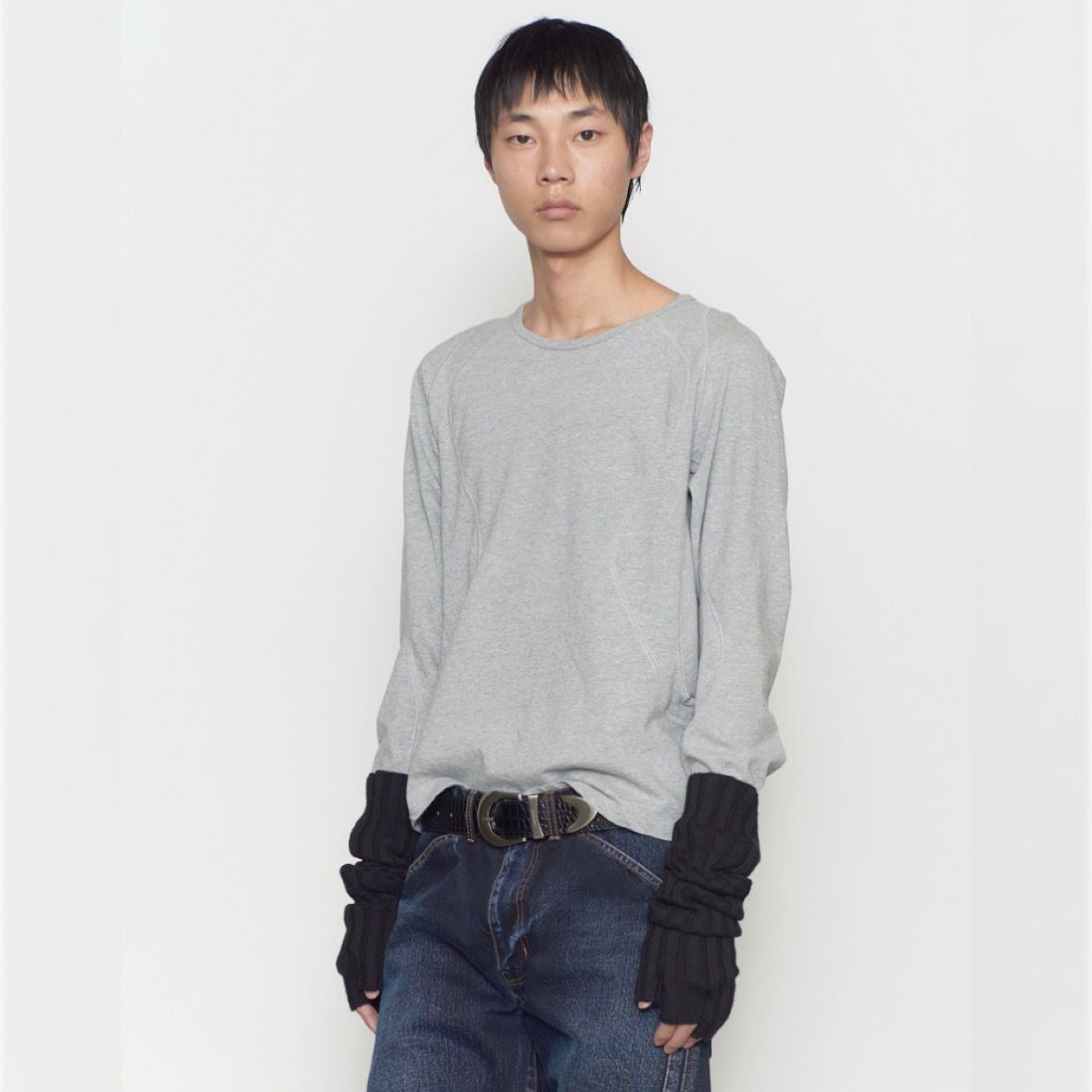 【残り一点】Paneled Long Sleeve T-Shirt