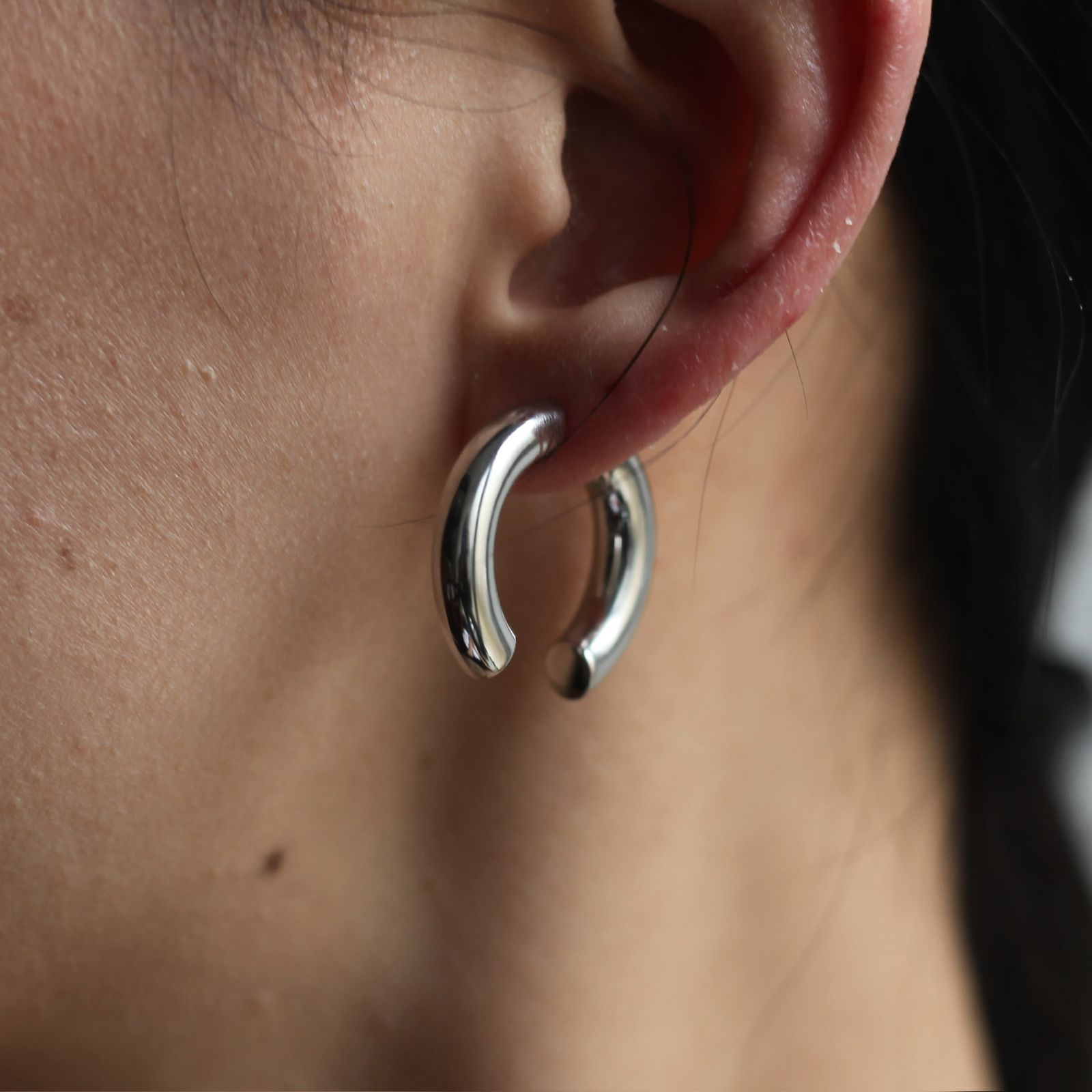 MARIA BLACK - 【残り一点】Follow The Path Hoop 2.5cm(SILVER