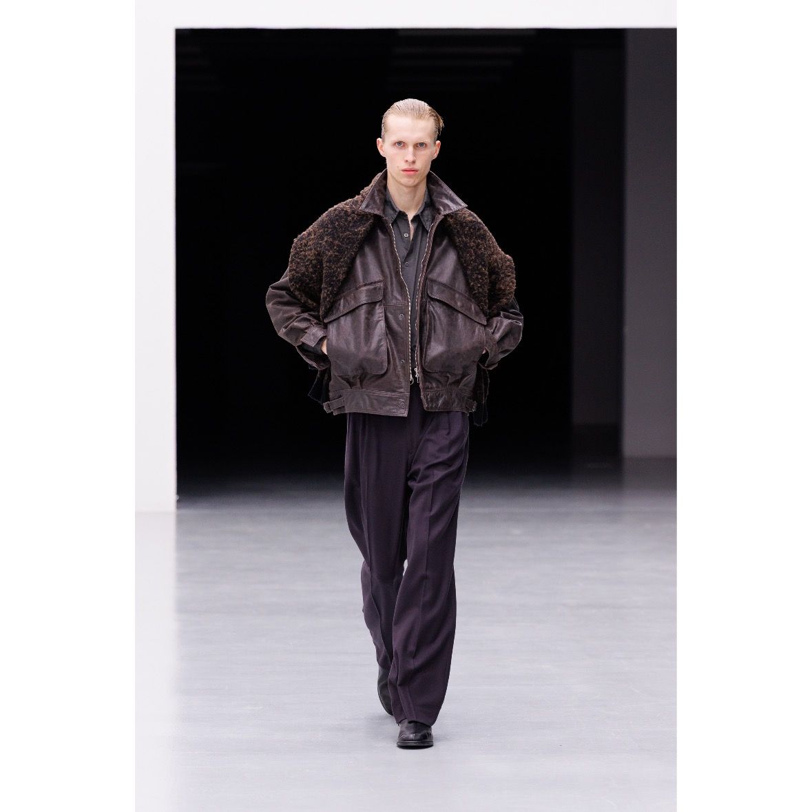【残りわずか】Leather Flight Jacket