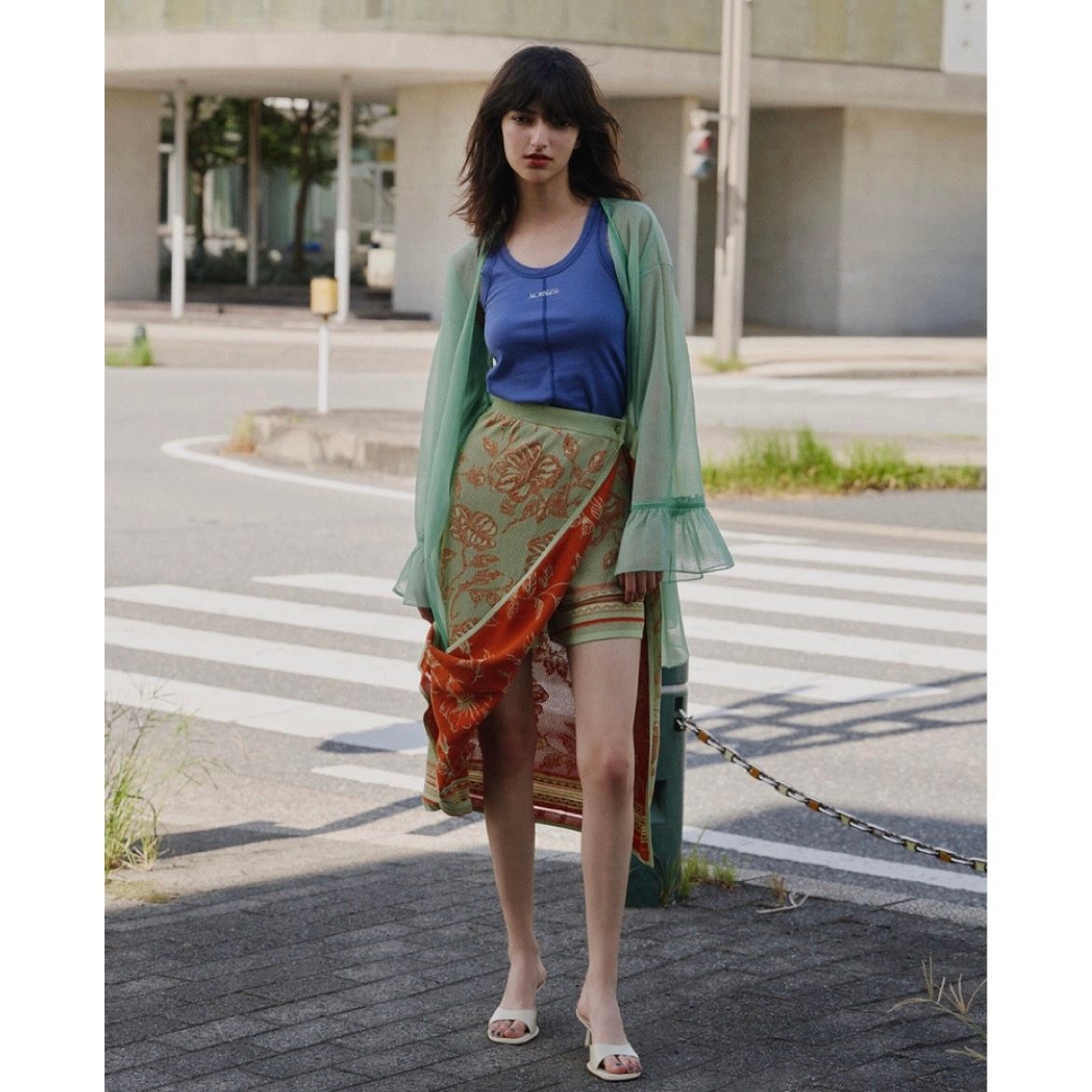 【残り一点】NL Sheer Knit Cardigan