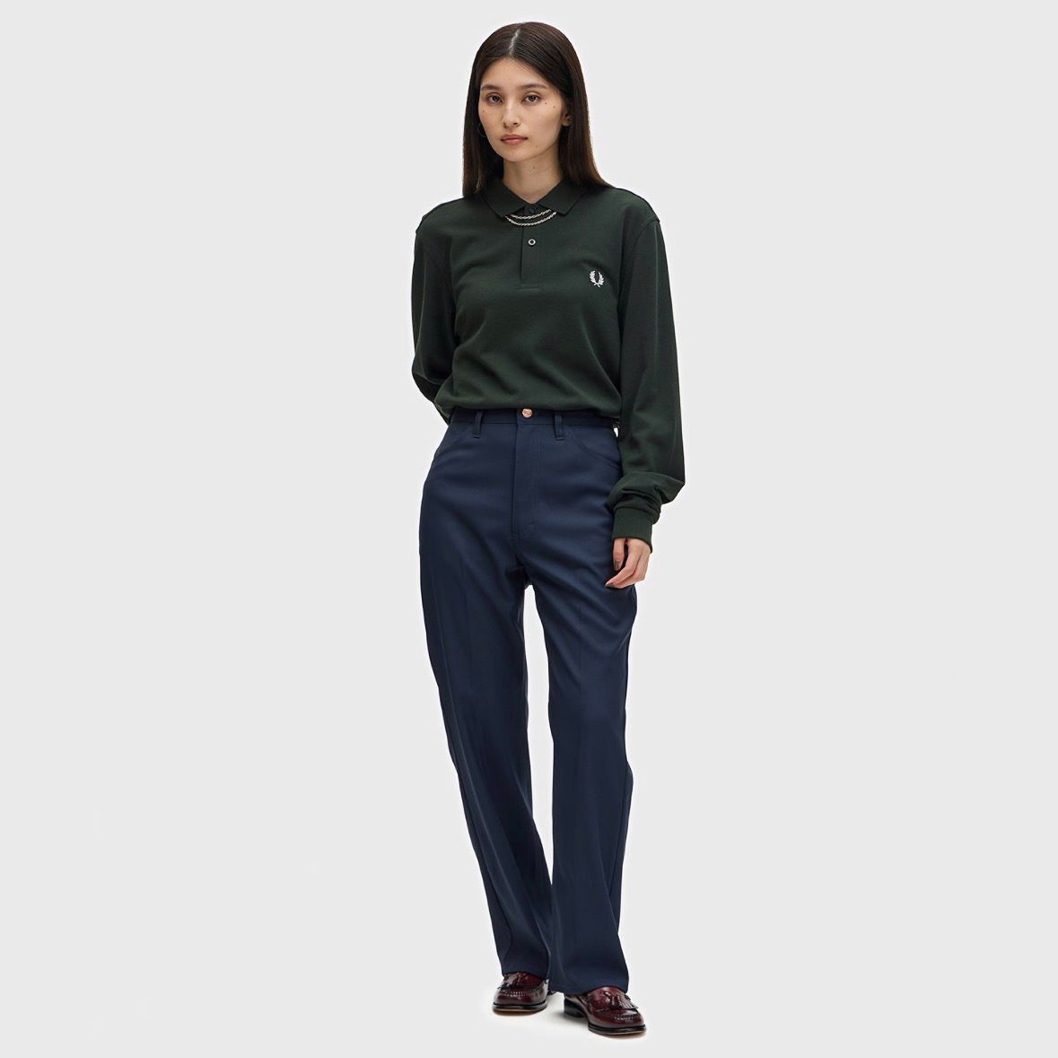 【残り一点】Long Sleeve Fred Perry Shirt