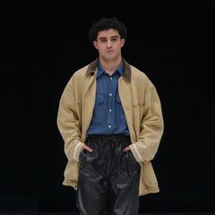 【残り一点】Vintaged Denim Coverall Half Coat