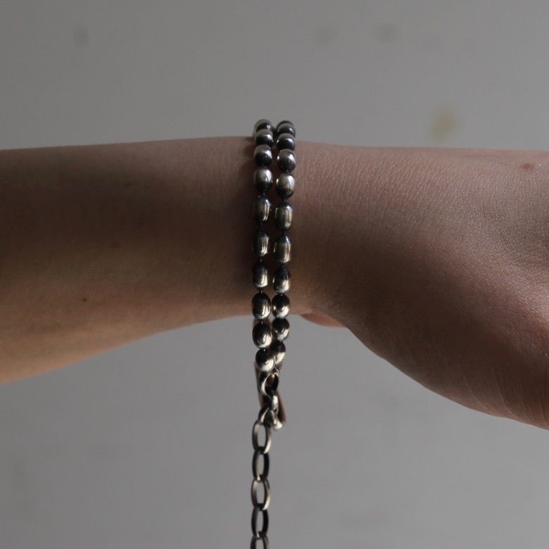 【お取り寄せ注文可能】Oval Bowl Chain W Bracelet