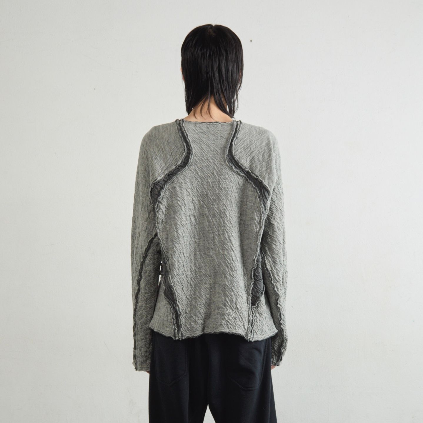 【再販売通知受付可能】Paneled Long Sleeve T Shirt