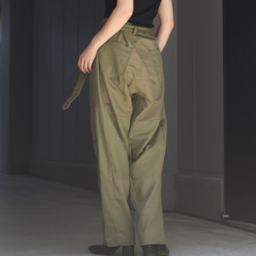 seeall RECONSTRUTED FATIGUE PANTS シーオール SEEALL - 【残り一点】Reconstructed Belted Buggy Pants_3(L