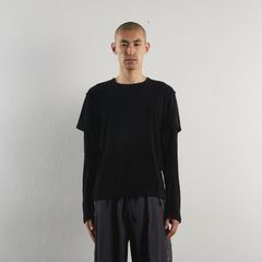 【残りわずか】Terry Double Layer Long Sleeve T-shirt