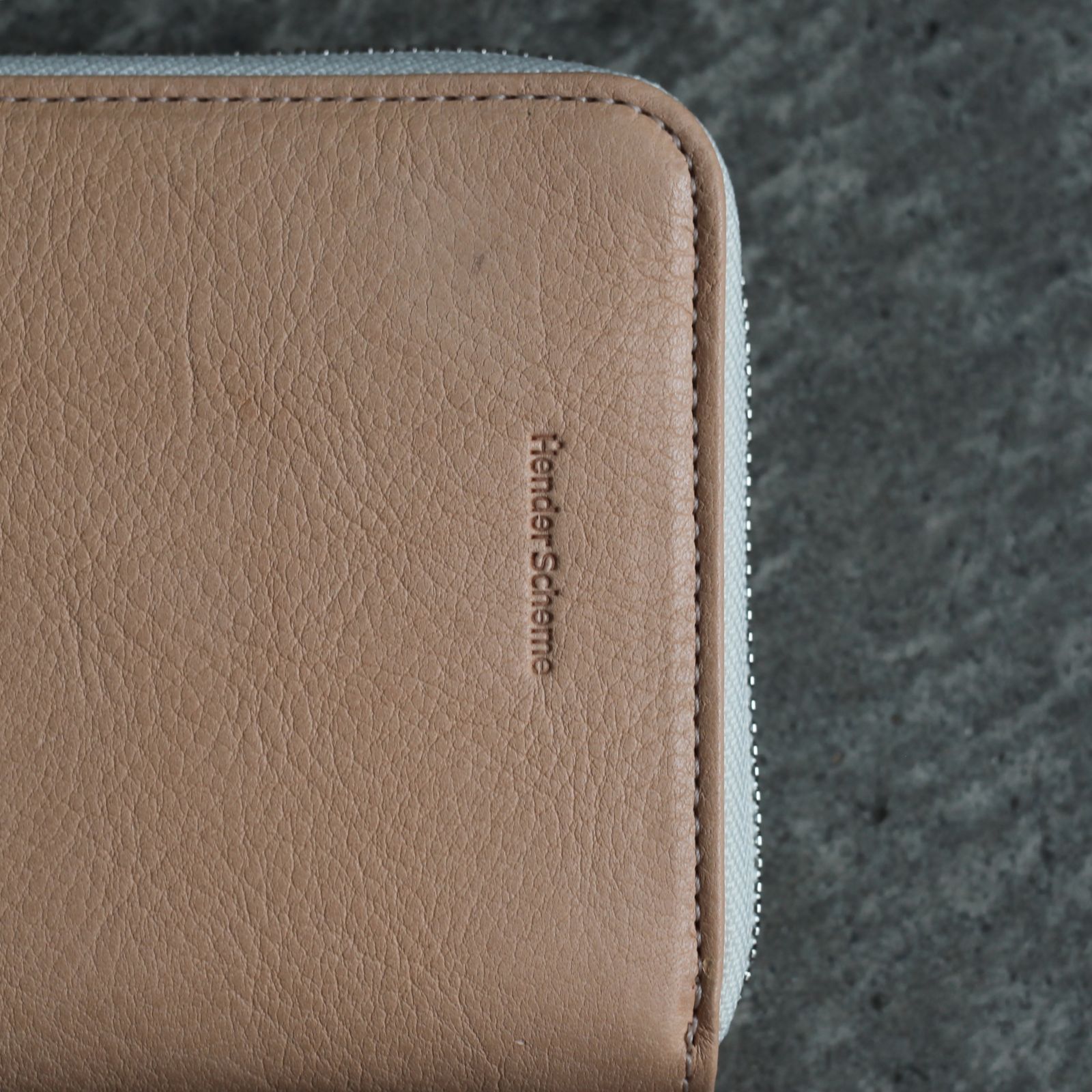 【再販売通知受付可能】Long Zip Purse(NATURAL)