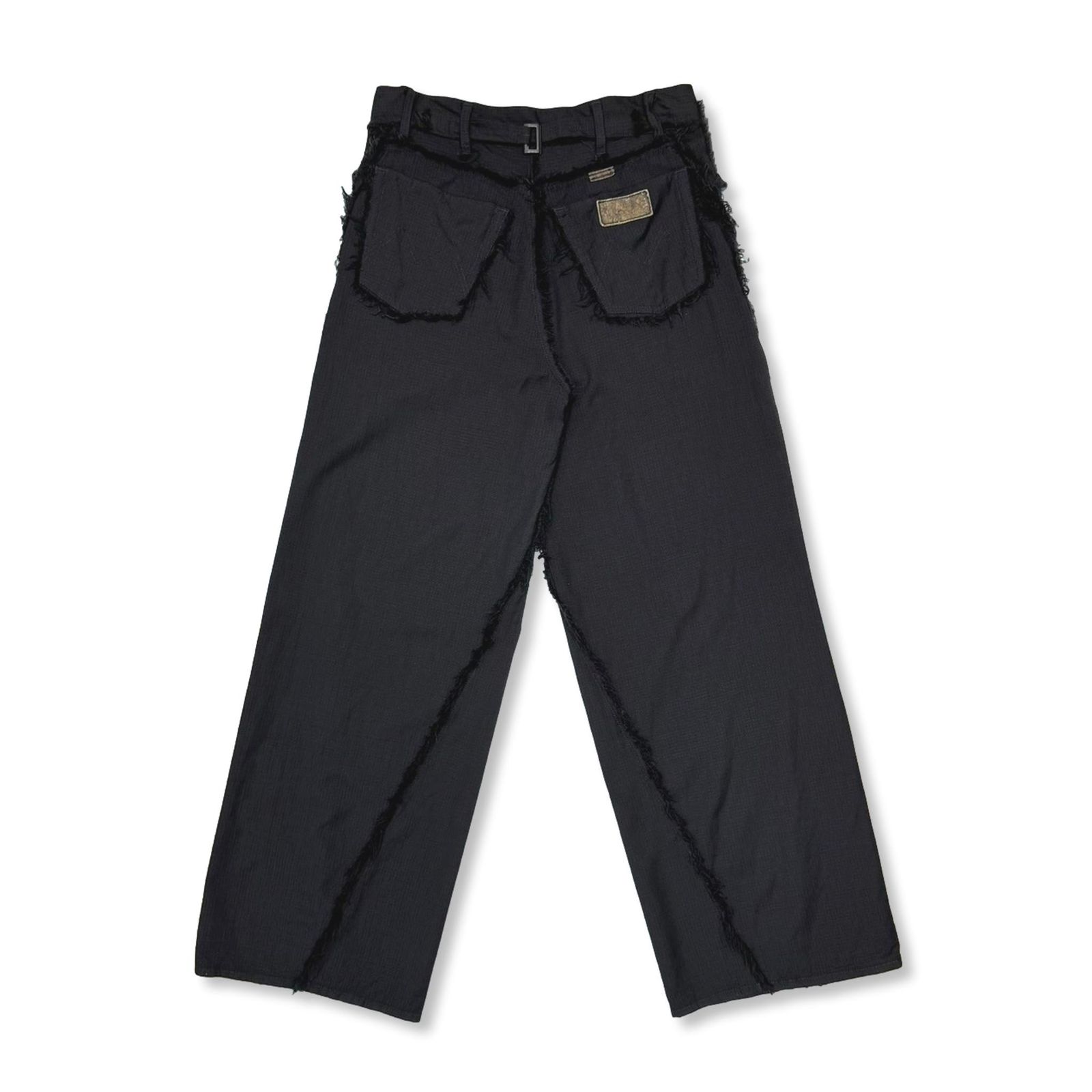 【残り一点】Slash Seam Twist Wide Trousers(VIRGIN WOOL)