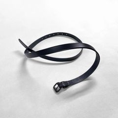 【残り一点】カラーバックルロングベルト(DARK NAVY×BLACK)