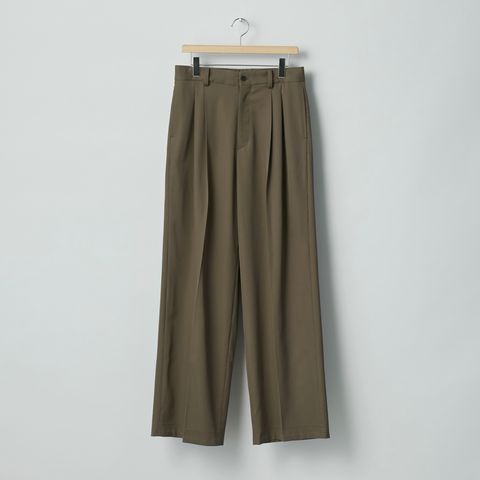 【残り一点】Long Wide Trousers(2/90 WOOL GABARDINE)