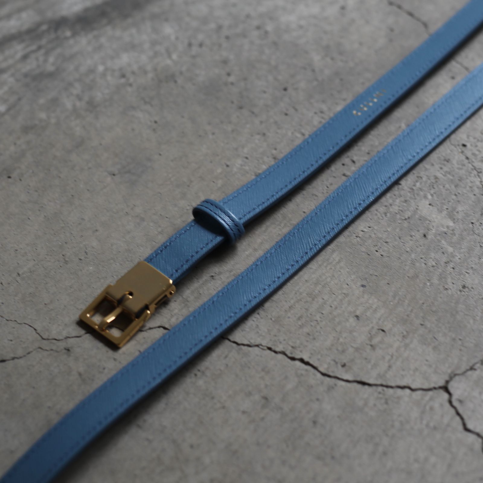 CULLNI - 【残り一点】Skinny Long Belt | ACRMTSM ONLINE STORE