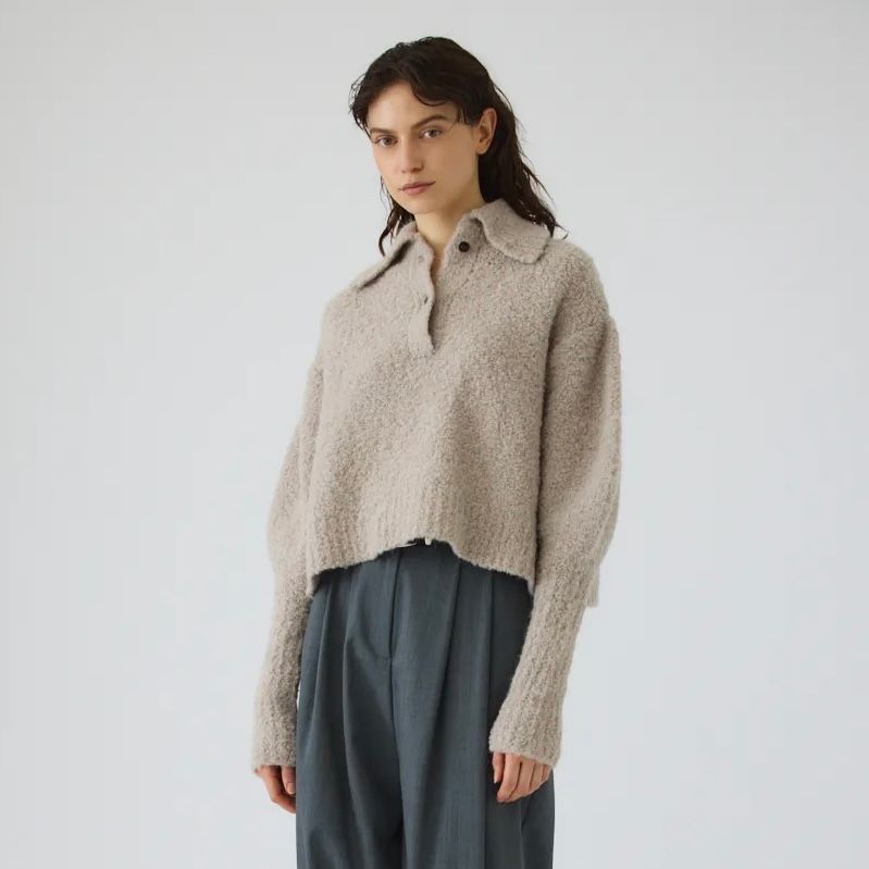 【残り一点】Boucle Short Knit