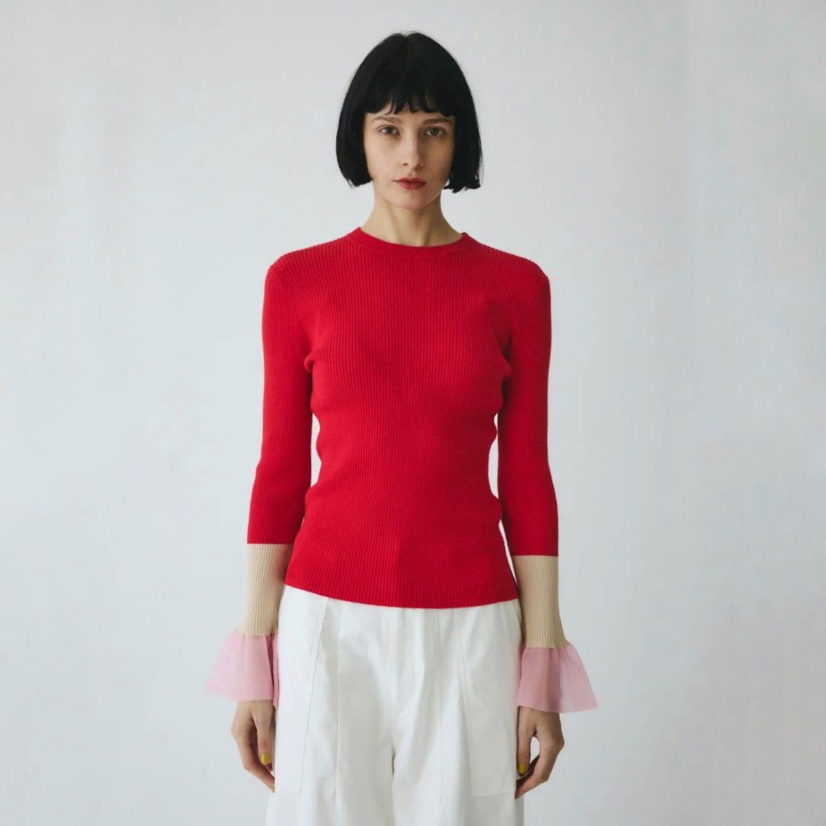 【残り一点】Flare Sleeve Knit Tops
