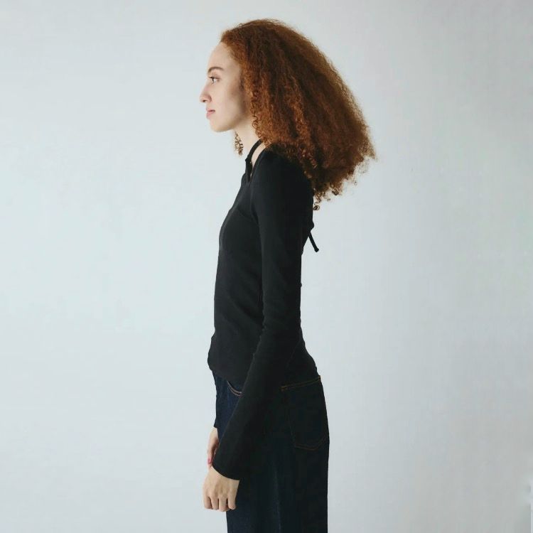 【残り一点】Wave Neck Tops