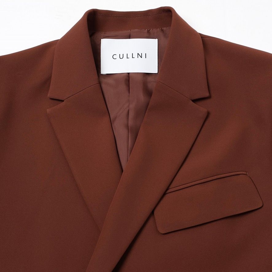 CULLNI - 【残り一点】Double Satin Tie Locken Jacket | ACRMTSM