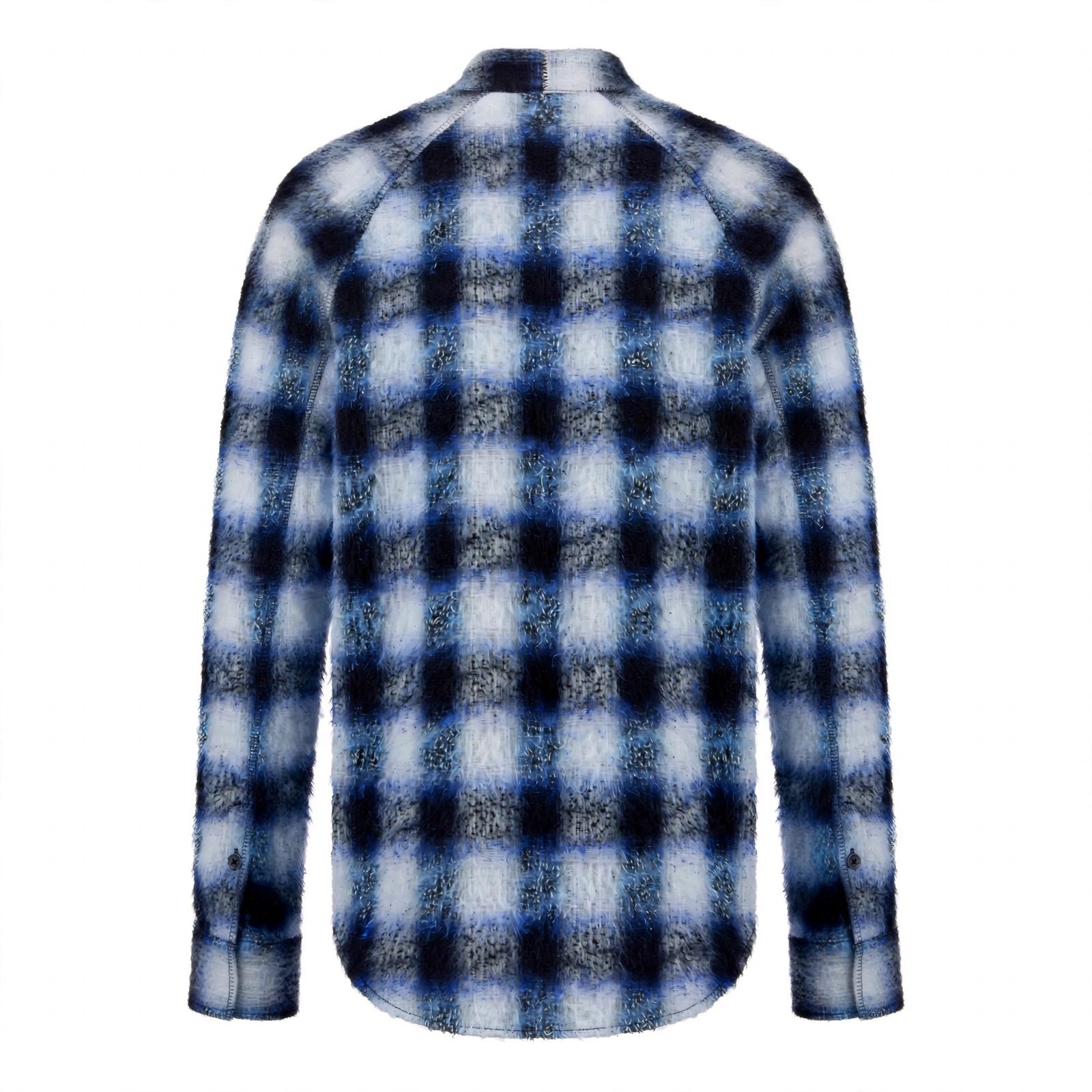 【残り一点】Shaggy Ombre Ribbon Shirt(DRUNK)