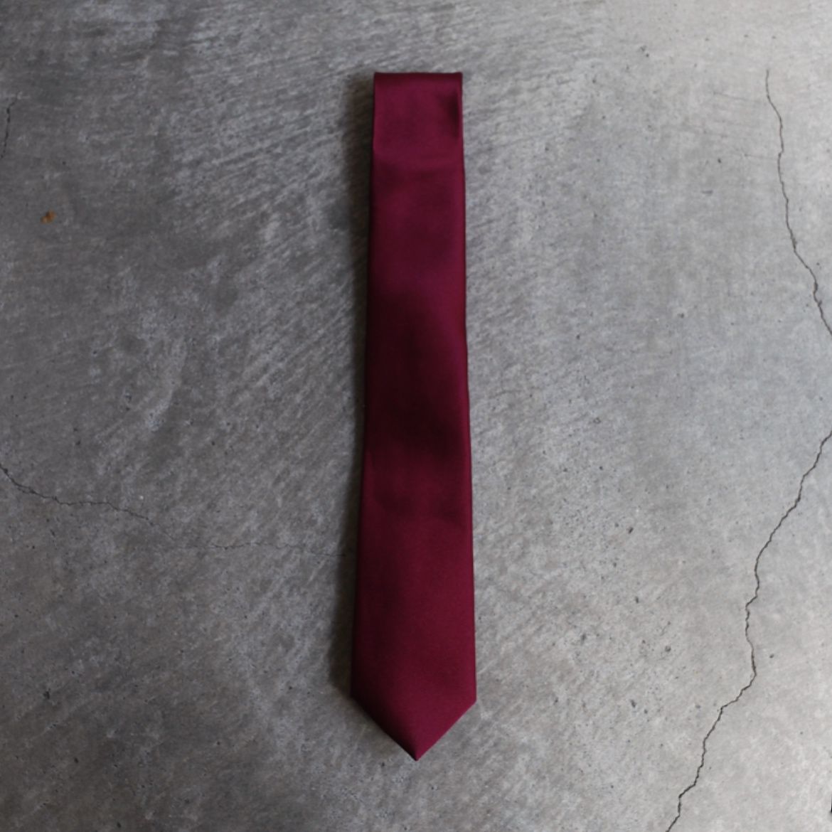 【残り一点】70mm Narrow Tie(BORDEAUX)