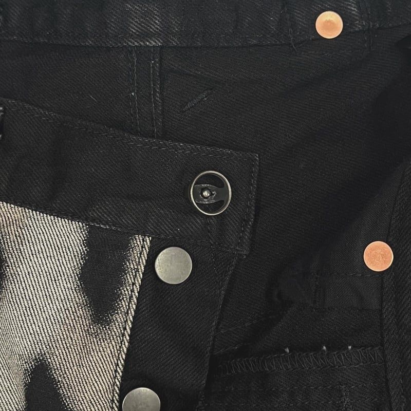 【残りわずか】Cut Off Heavy Short Wide Jeans(DISCHARGE PRINTED ASAT CAMO)