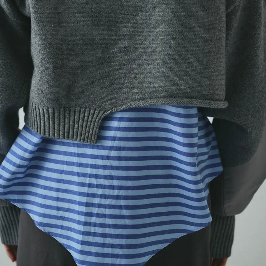 【残り一点】Asymmetrry Hem Knit Tops