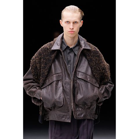 【残りわずか】Leather Flight Jacket