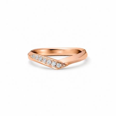 【お取り寄せ注文可能】Hold Ring W / Dia(K18 PINK GOLD)