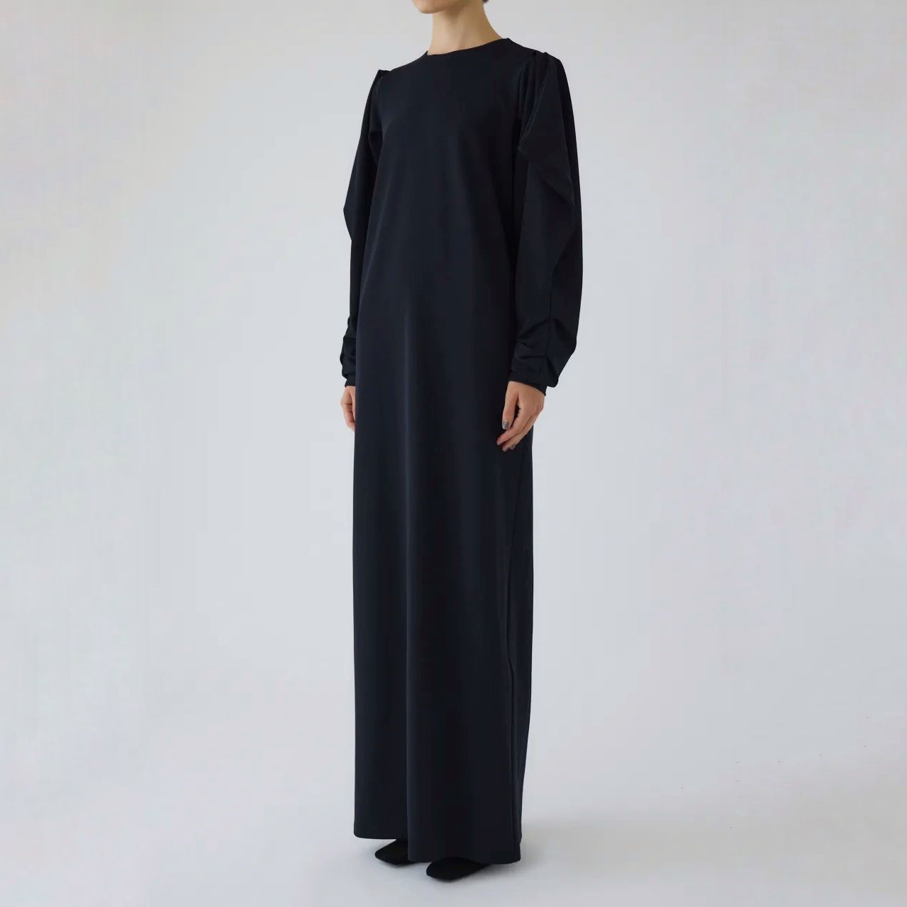 【残り一点】Drape Sleeve Cut Dress