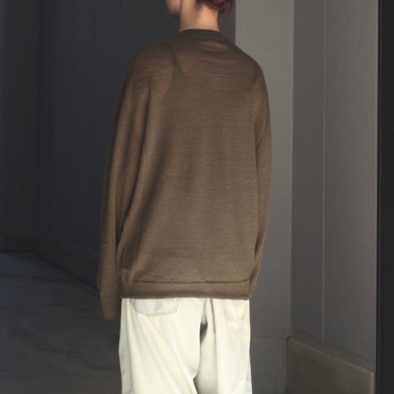 【残り一点】Wholegarment Wool Sheer P/O
