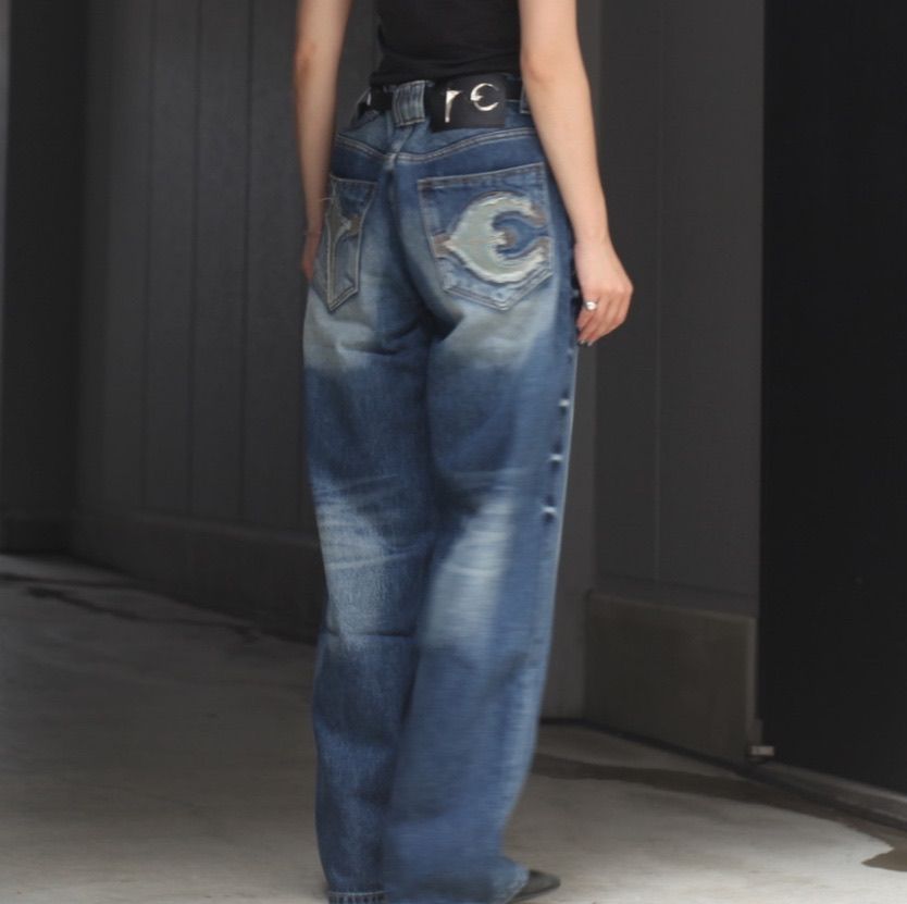 【残り一点】TC Leather Back Pocket Pants