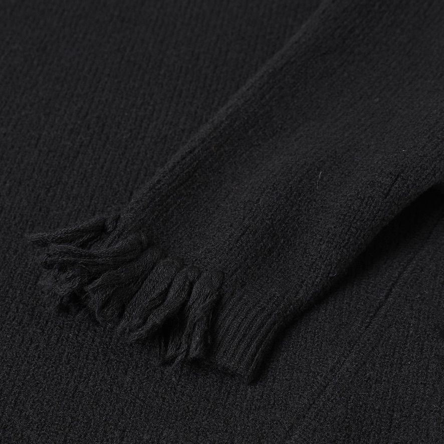 CULLNI - 【残り一点】Fringe Sleeve&Hem Knit | ACRMTSM ONLINE STORE