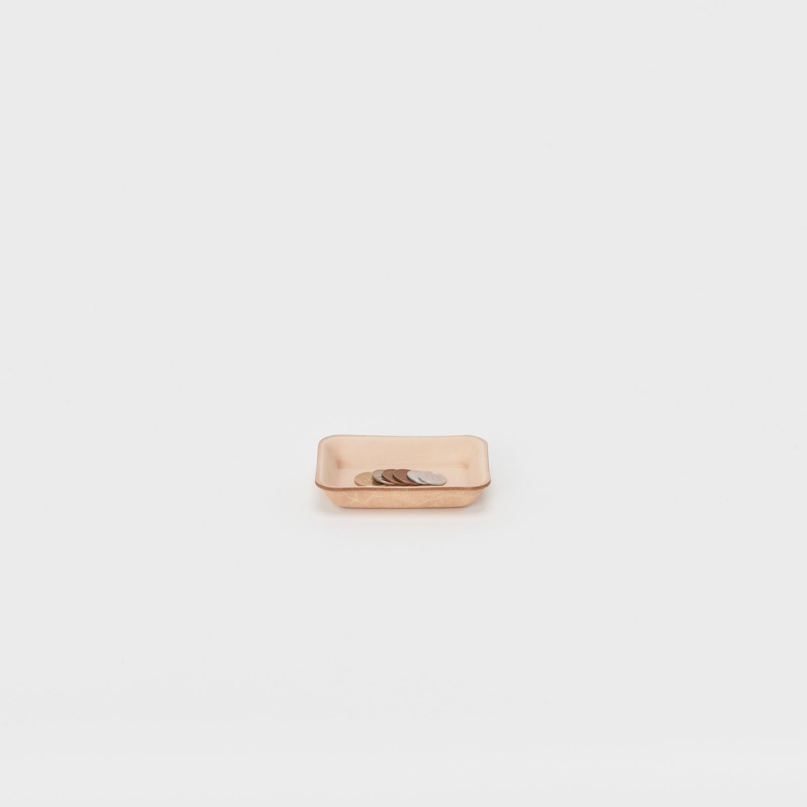 【次回入荷9月中旬予定】Leather Tray_S(NATURAL)