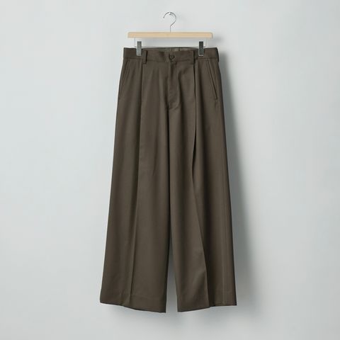 【残りわずか】Extra Wide Trousers(2/60 WOOL GABARDINE)
