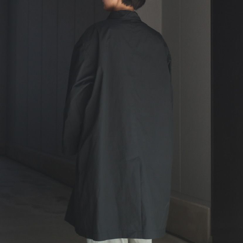 ATON/エイトン】VENTILE NYLON BALMACAAN COAT